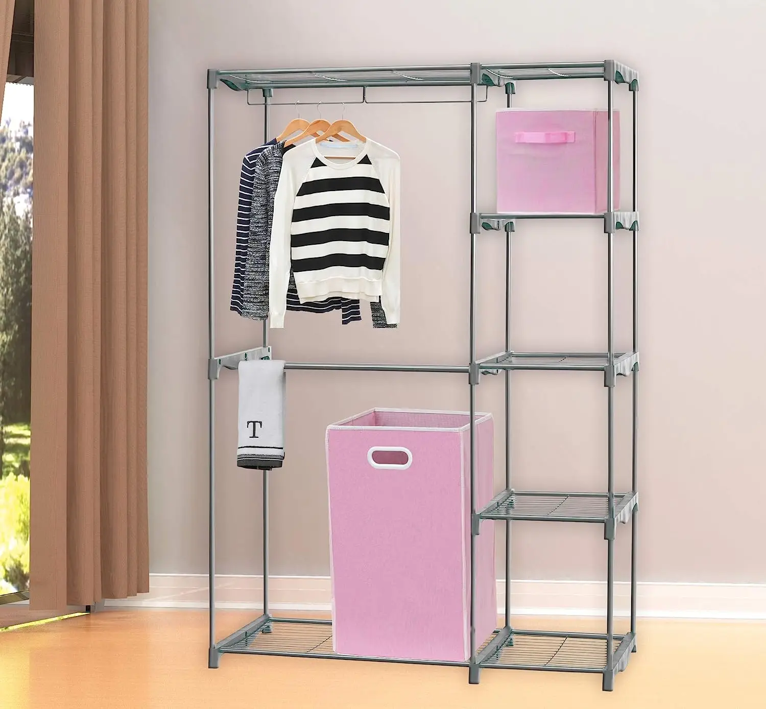 Factory  Large Capacity Foldable Closet Laundry Hamper Basket Clothes Dirty Laundry Basket Storage Baskets Bins