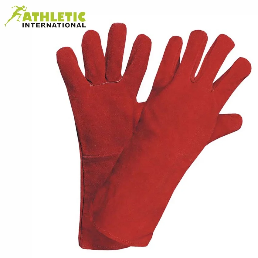 Cow grains Split Leather Wholesale Cheap Pakistan Custom Welding  Mechanics Working Gloves for  Man