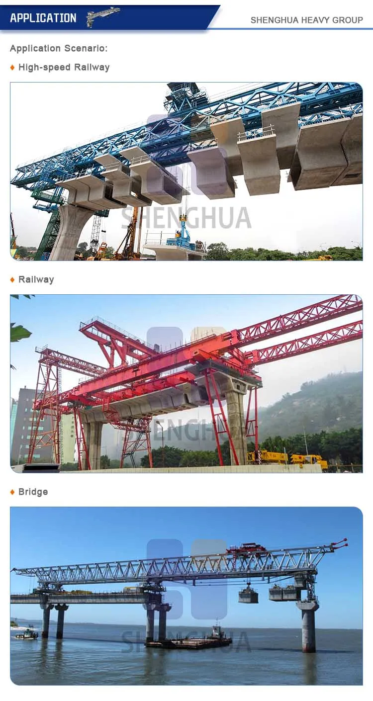 Bridge launching concrete crane Overhead Segmental Launching Gantry