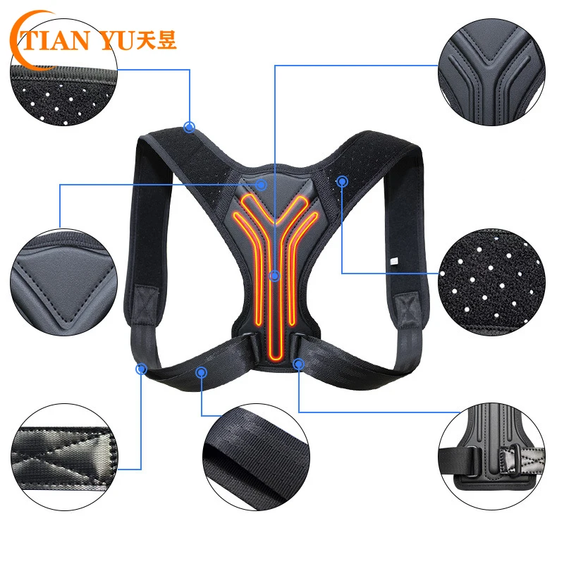 Регулируемый Корректор осанки, поддержка спины, плеч, спины, коррекция осанки, коррекция позвоночника, постральный корректор здоровья, фиксатор, лента