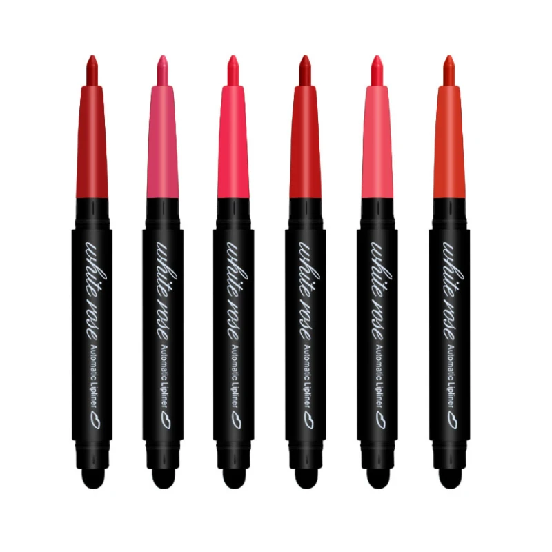 luxury 2-in-1 lipliner pencil vegan lip pencil private label creamy lip liner pen