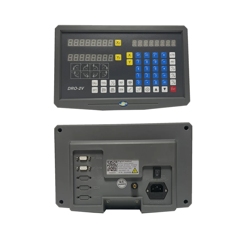 New SNS-3V Complete Milling Lathe Machine DRO Digital Readout Kit AC110V/220V Display and 3 Pieces 0-1000mm Linear Scale Encoder