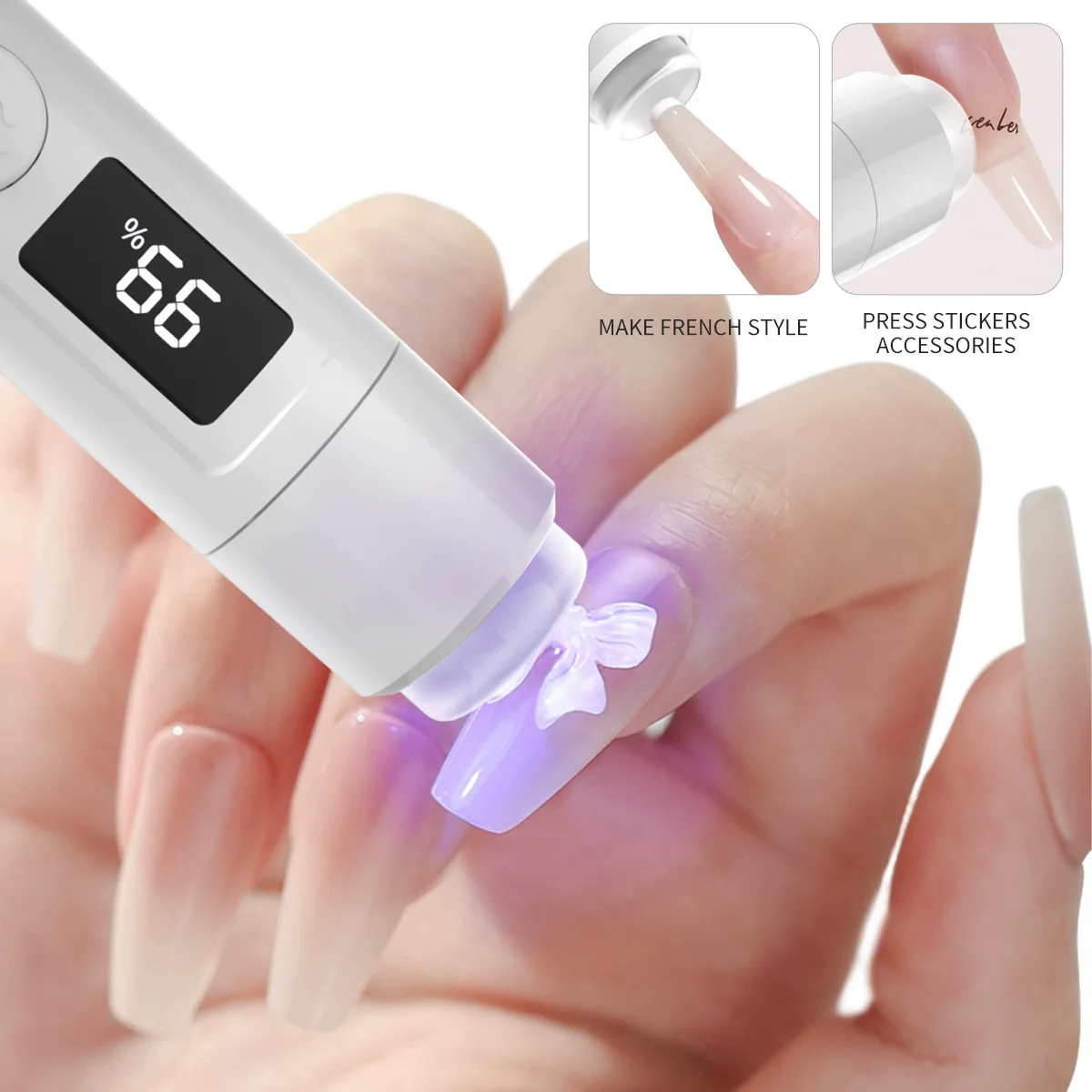 Wholesale Timer Fast dryer Handheld Rechargeable Cordless Curing nail polish Gel Portable Mini Uv Led Nail Lamp