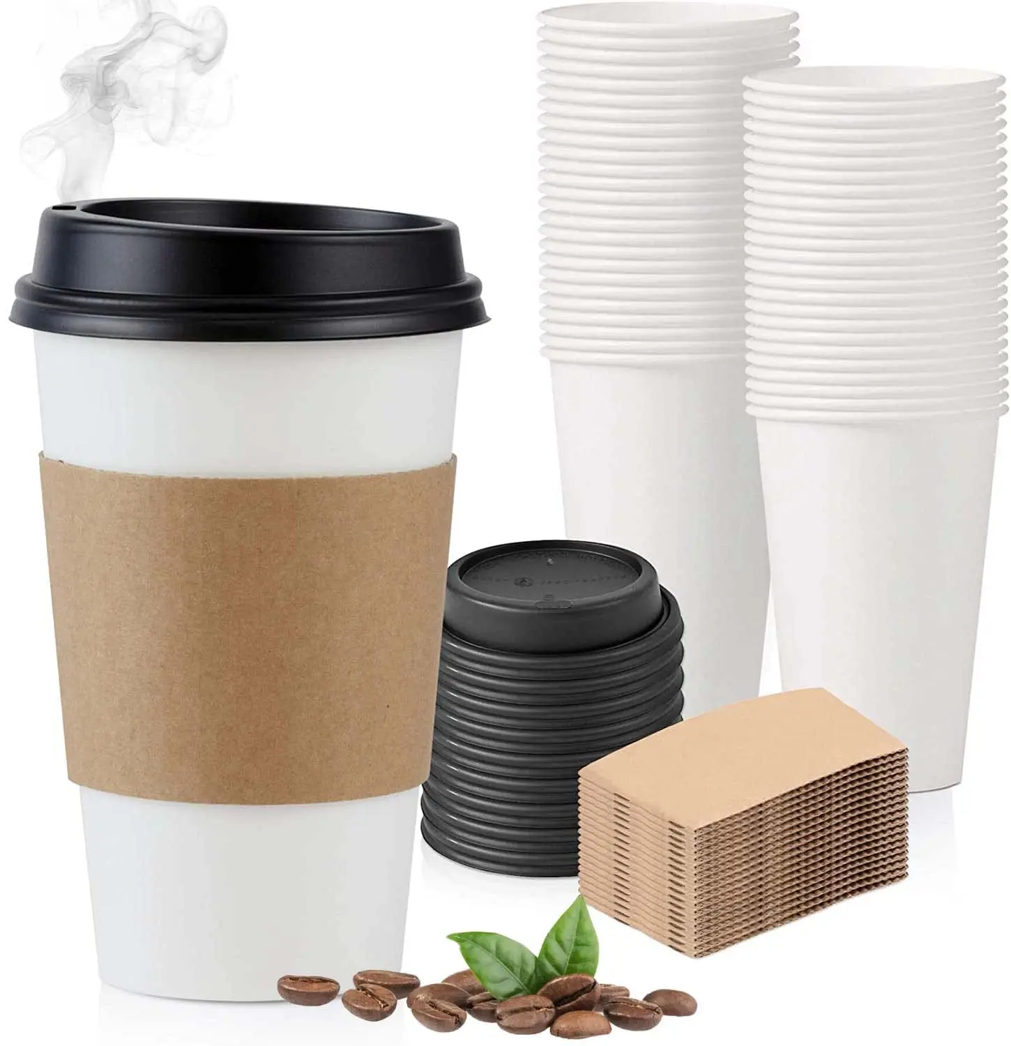 Small Business Choice 95mm Glossy Kraft Paper Cup