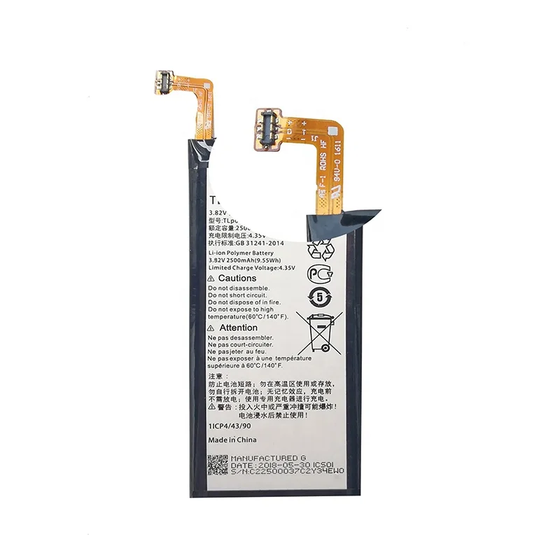 Lithium Polymer Replacement Original Smartphone Battery TLp025C1 for One Touch POP 4 Plus 4+ OT-5056D 5056D 5056W 5056A