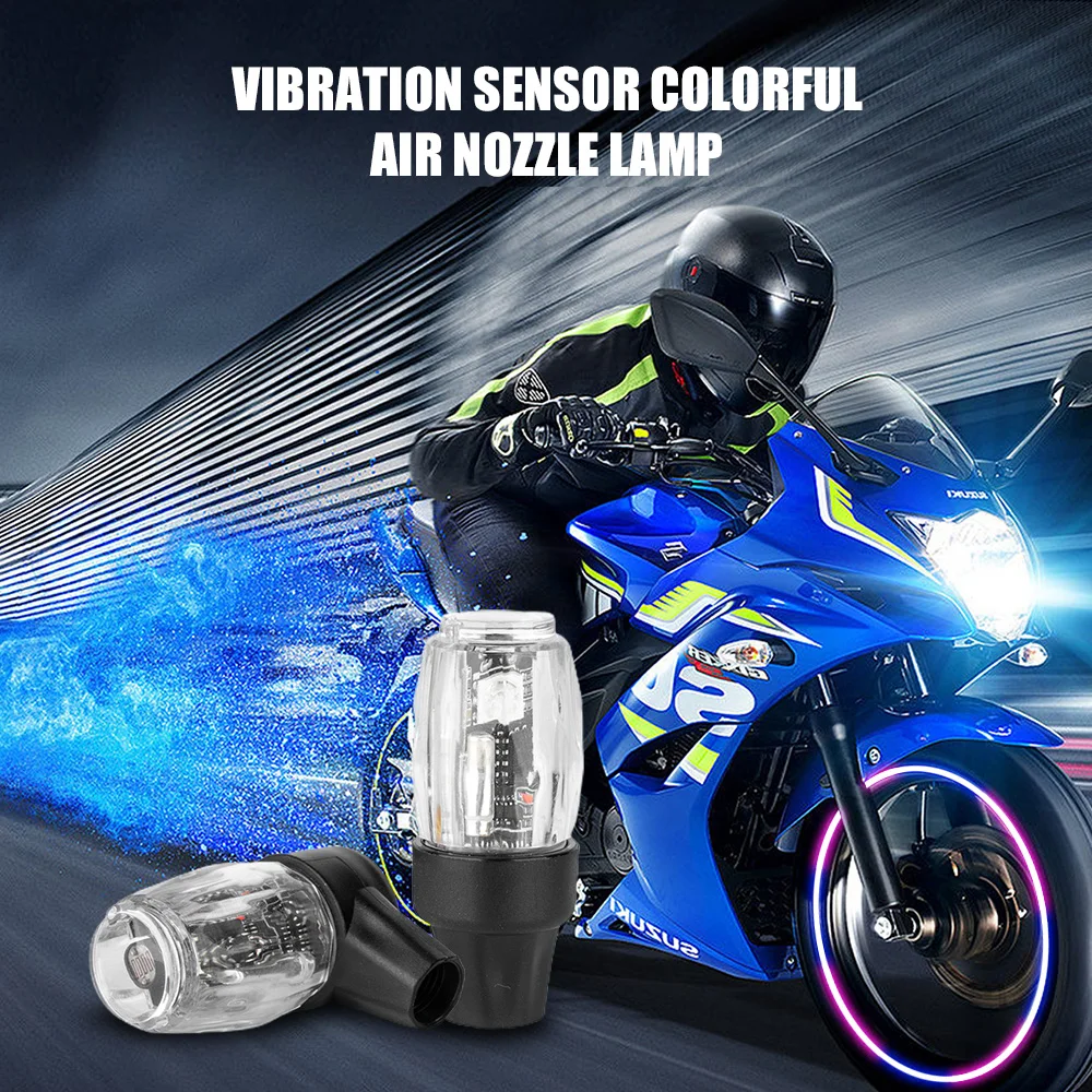 Tire Lights Durable Tire Lights For Car Air Caps With Light For Motorcycles Bicycles Electric Vehicles Motorcycle Parts
