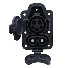 CCS 1 DC EV sockets with cap 125A EV connector 200A CCS Combo 1 socket 150A ccs1 car inlets