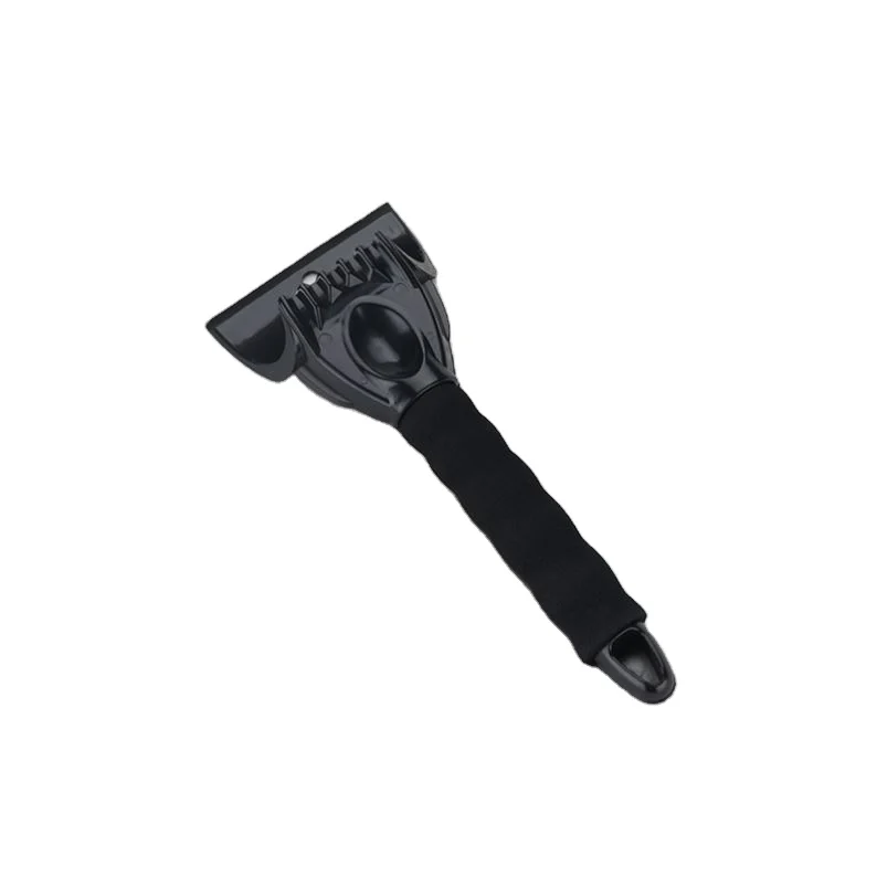ABS plastic car windshield ice scraper with soft grip
