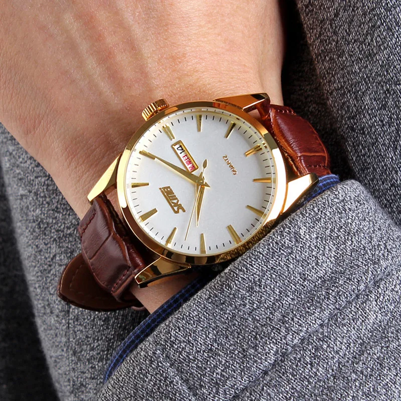 9073 skmei couple women men movement watch with day and date