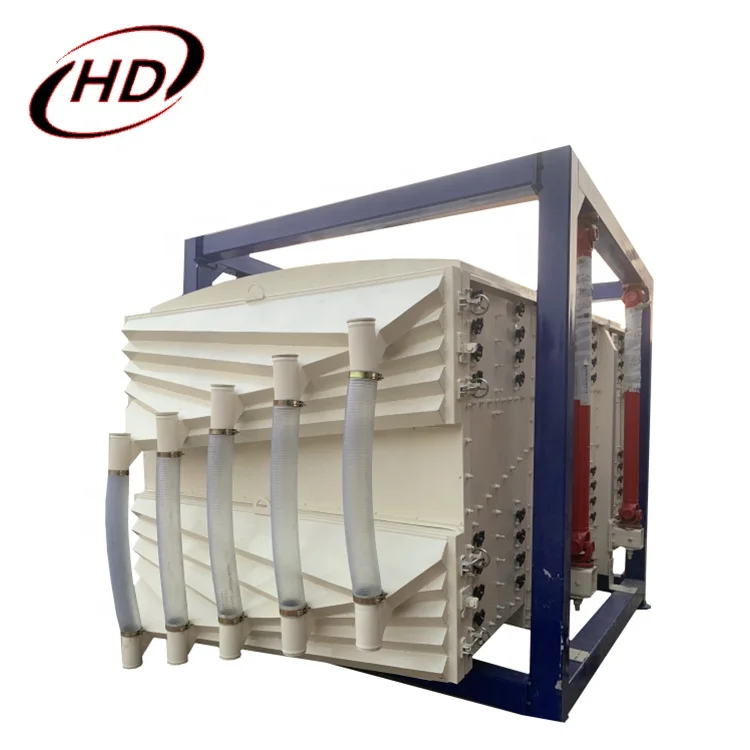 Large Capacity Carbon Steel Three Layers Square Gyratory Vibratory Sieve Sifter for Quartz Powder