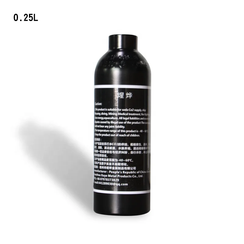factory high quality 4500psi 300bar high pressure aluminum gas cylinder for paintball cylinder