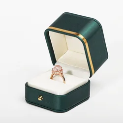 Romi Custom Pu кожаный бархатный Магнитный Роскошный браслет ожерелье кольцо коробка для упаковки ювелирных изделий коробки