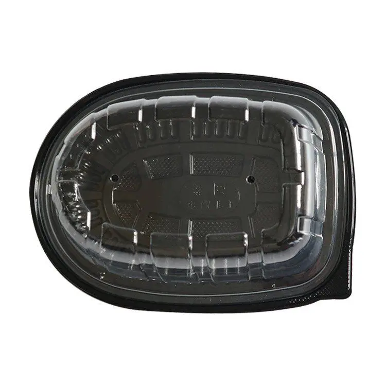 Customize Takeaway Disposable Food Container Transparent Lid Disposable Plastic Roast Chicken Container