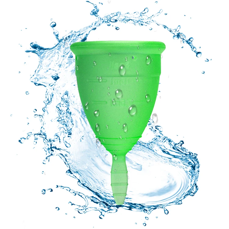 Silicone Menstrual Sterilizer Cup and Clean Menstrual Cup Sterilizer Case Folding Menstrual Cup