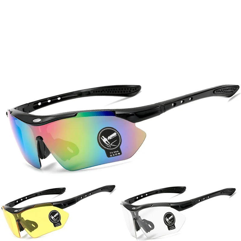 Mercury Polarized Windproof Sand  Outdoor Day Night Running Cycling Color-Changing  photochromic Lens PC Frame Riding sunglasses