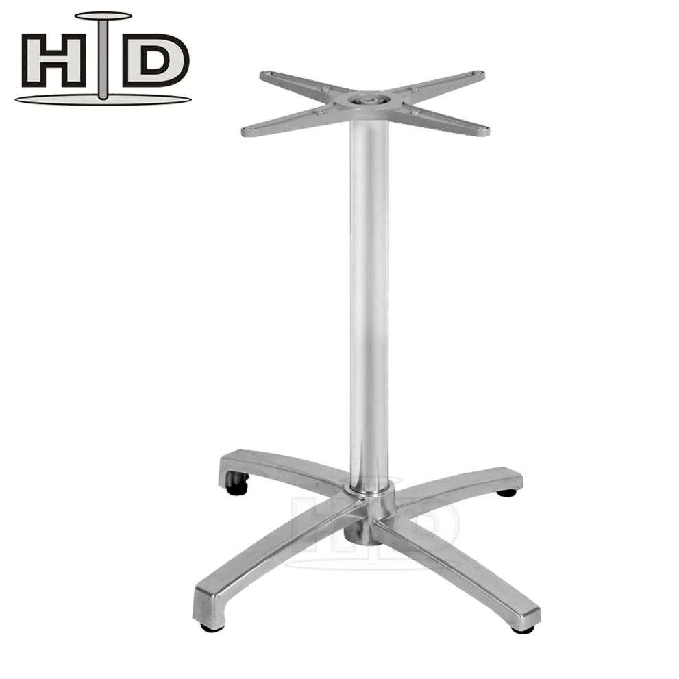 Dinner center industrial high bar unique modern foldable gold aluminum folding table legs