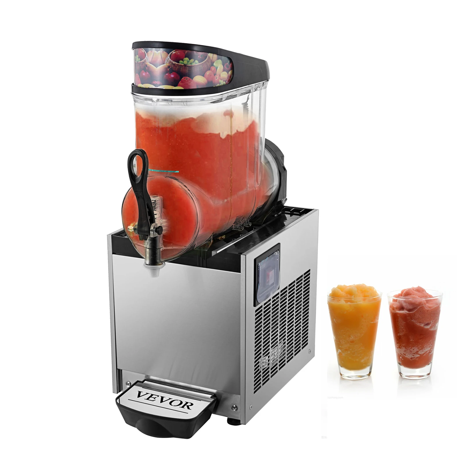 12L Wide Application User-Friendly Single Tank Frozen Drink slush Machine/slushie machine commercial slush/ice cream slush maker