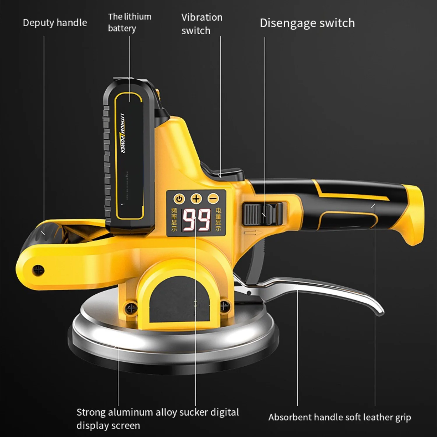 Handheld Wall Floor Electric Tiling tools Tiles Ceramic Vibrator tile leveling machine