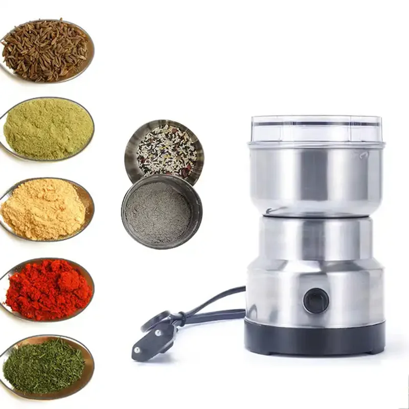 150W 300ML Electric Handhold Coffee Grinder  Coffee Mill Stainless Steel Spice Grain Grinding Machines
