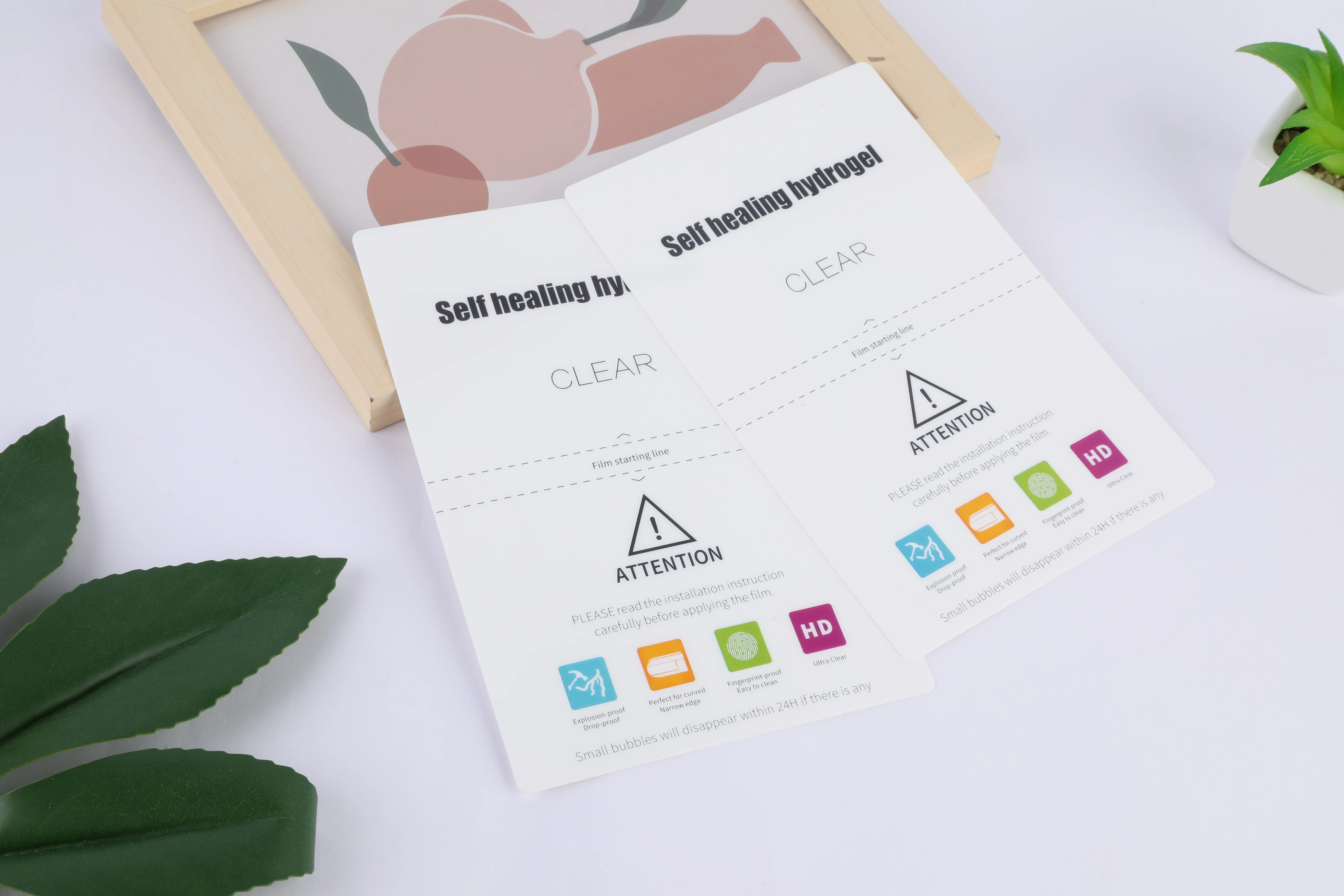 Wholesale 180*120mm bubble free screen protector film sheet HD clear TPU hydrogel film for Iphone Series Any model size