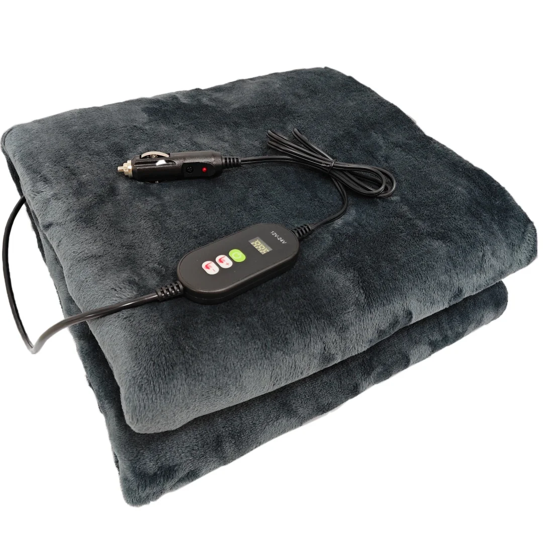 12V/24V Car Interior Heating Blanket washable Electric Blanket with Digital Display Controller Volt Model Interior Kits
