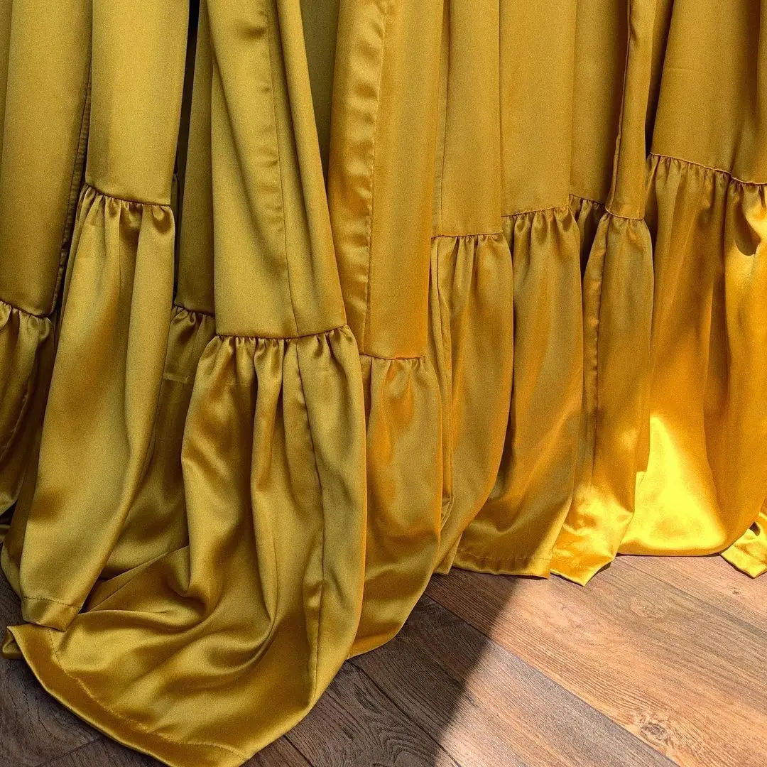 New Design Kaftan Moroccan Satin Arabian Islamic Clothing Dubai Turkish Abaya Women Muslim Dress