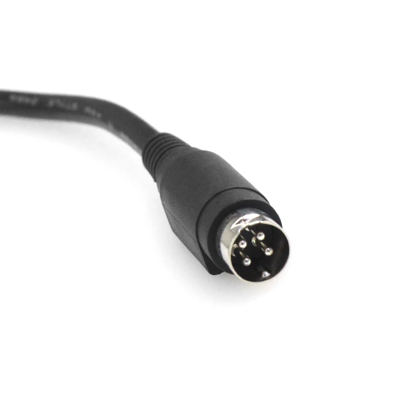 16AWG 4 Pin Din Female To Male Injection Molded DIN 4P Cord Printer Power Cable