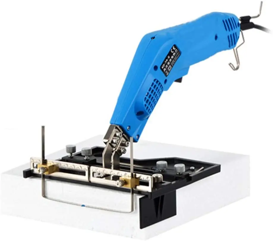 Air Cooled Electric Foam Cutter Heat Cutting Knife 200W with Large Slotting Board Styrofoam Engraving Slotting Carving Tool