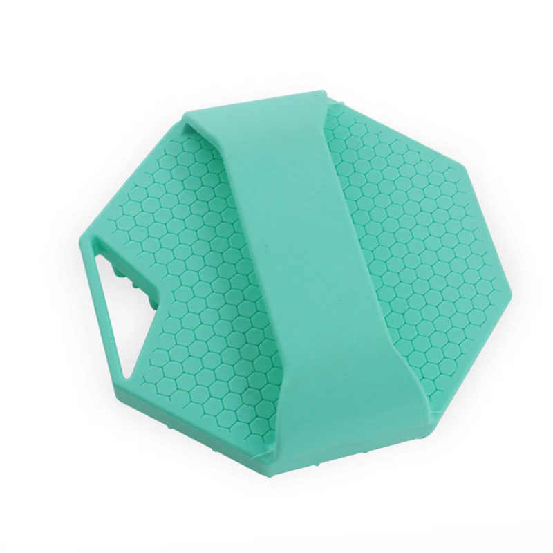 Body Scrubber Mitt Premium Exfoliating Silicone Bathing Pad Natural Shower and Bath Brush