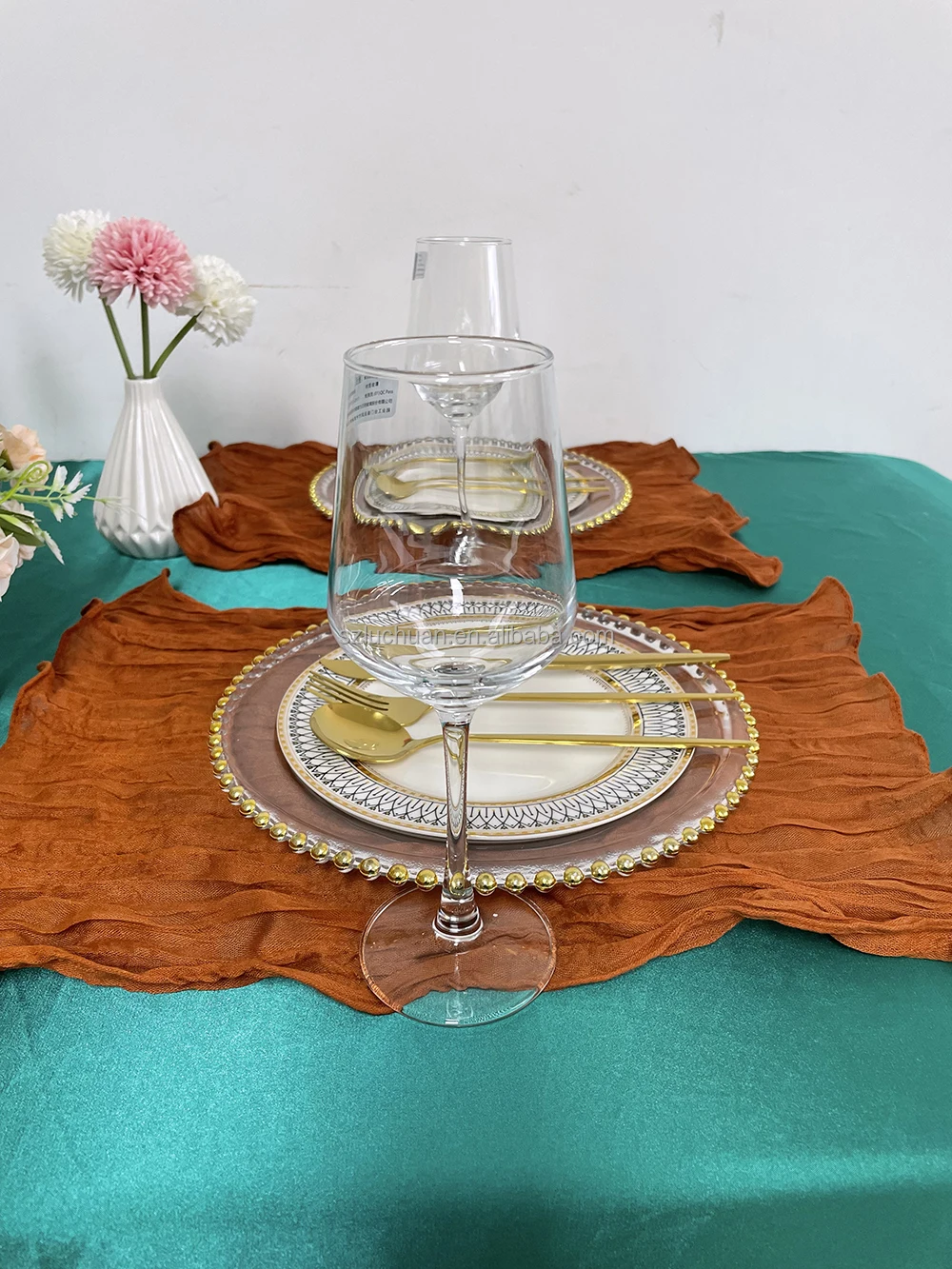 Luchuan Cheap Cloth Napkins Terracotta Cheesecloth Napkins Wholesale Cheesecloth Napkins Wedding