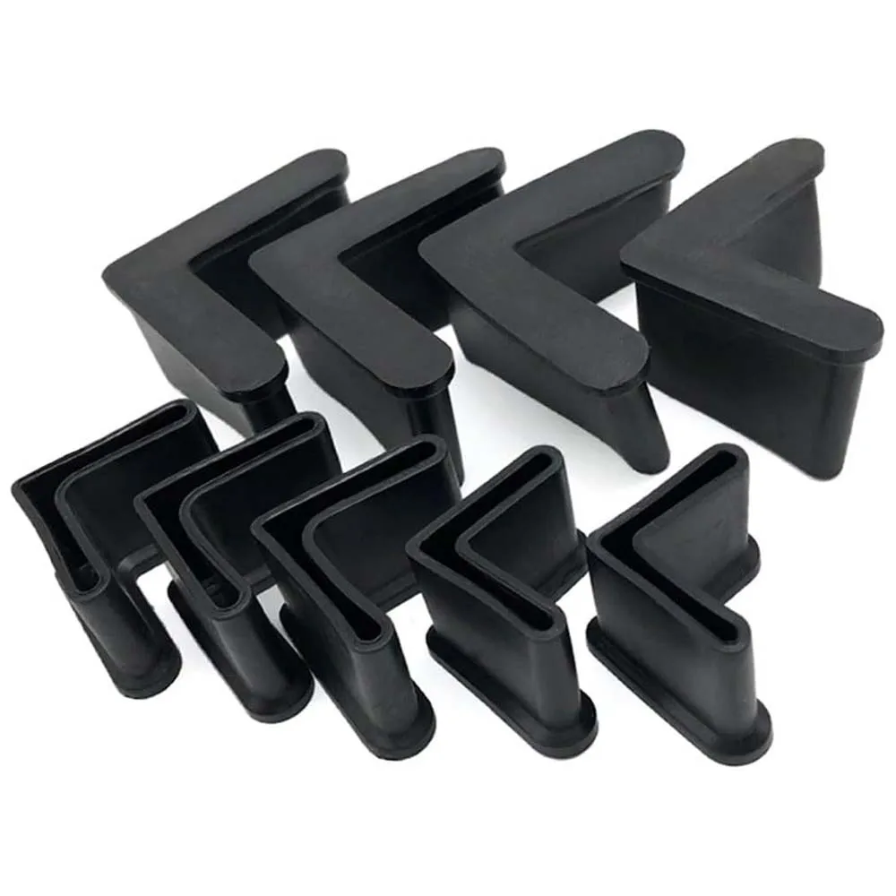 L Shaped Rubber Angle Iron Caps Furniture Angle Iron Foot Pads Furniture Rubber Leg Covers