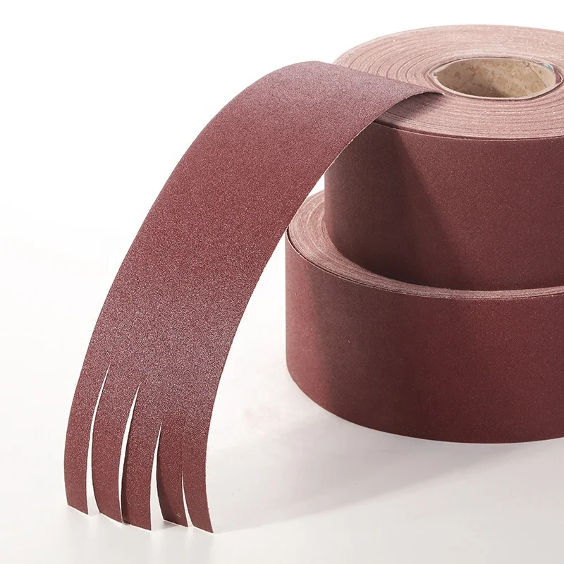 High Quality Emery Cloth Abrasive Sanding cloth Belt Sticky Back Sand Paper Roll  For Grinding And Polishing