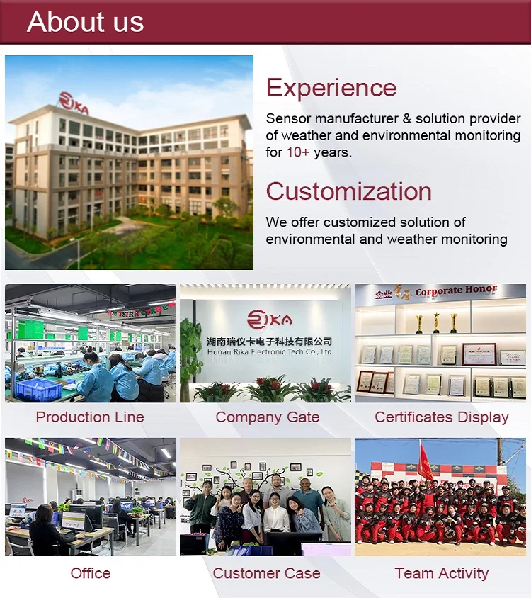 RIKA RK520-01 Factory Price FDR Soil Temperature Moisture Testing Probe Sensor for Garden/Farm/Greenhouse