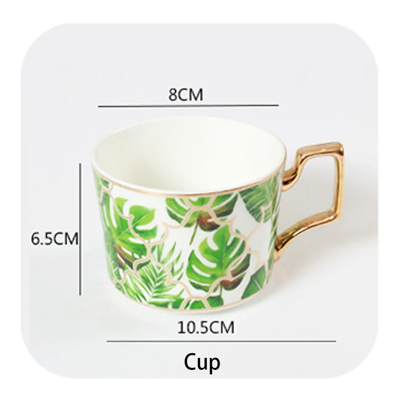 High quality 21pcs coffee set ceramic coffee cup and saucer cream suger bowl with gold trim coffee tumbler
