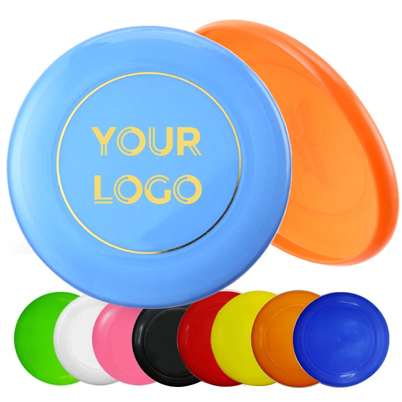 Wholesale PE Kids Flying Disc Circular Disc With Custom Logo Plastic Pet Dog Saucer Flying Disc Toy Outdoor Playing Lawn Game