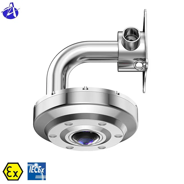 5MP Panoramic Explosion Proof Fisheye Fixed Dome Camera with Light