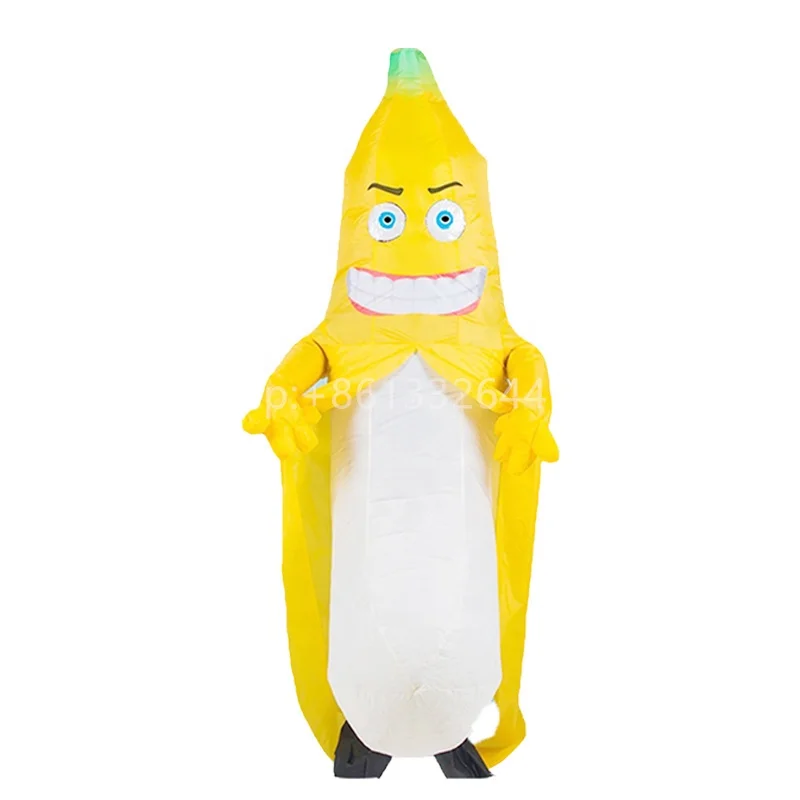 Inflatable Costume Alien Sumo Basketball Pika Bulldog Bananna Shark Cosplay Dinosaur Funny Dress