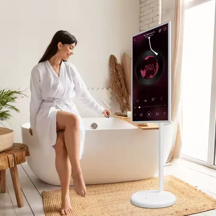 32 Inch Battery-Power Portable Mobile Display Android 12 Tablet Tv In-Cell Touch Screen display lcd advertising Smart Tv