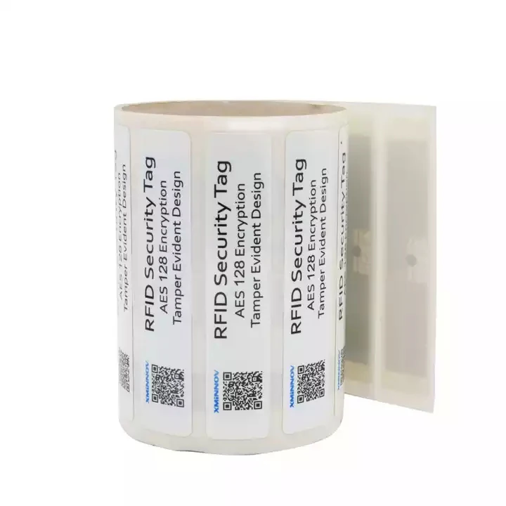 UHF rfid asset tags smart label rfid security retail tag with qr code
