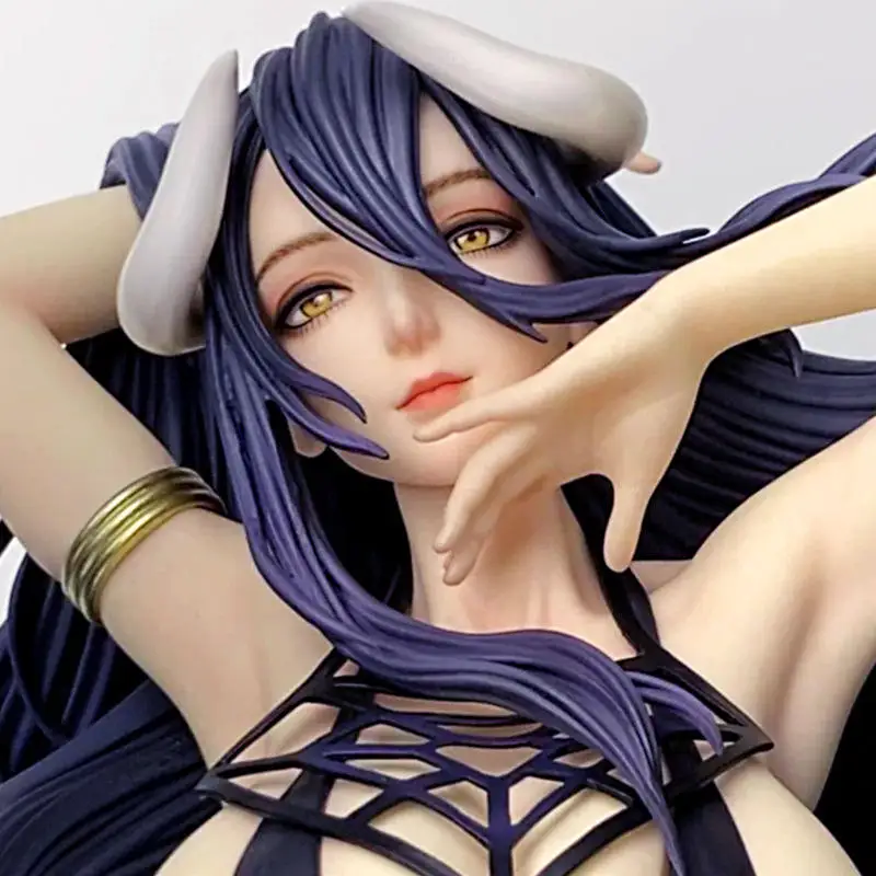 High Quality Albedo GK Full Plan King of the Undead Figure Statue Anime Peripheral Gift Ornament sexy girl figure