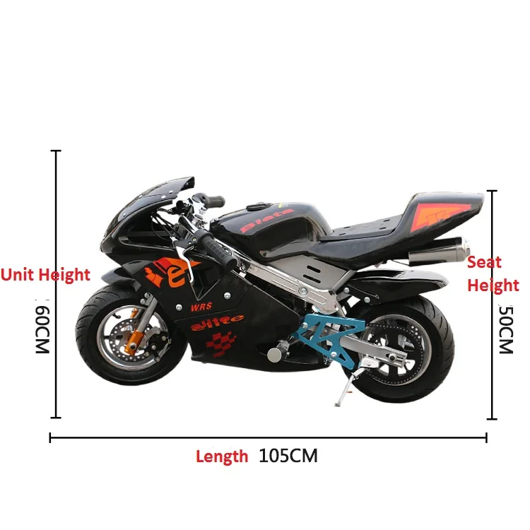 49cc pocket bike mini motorcycle  good quality for kid children two stroke four stroke gasoline pocket bike