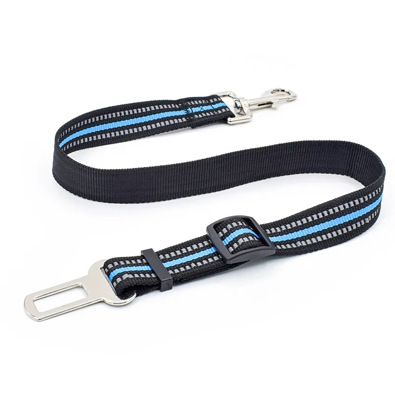 Adjustable Dog Car Safety Seat Belt Car Leash Car Restraint Pet Accessories For Dogs Pet Control Products Dog Seat Belt
