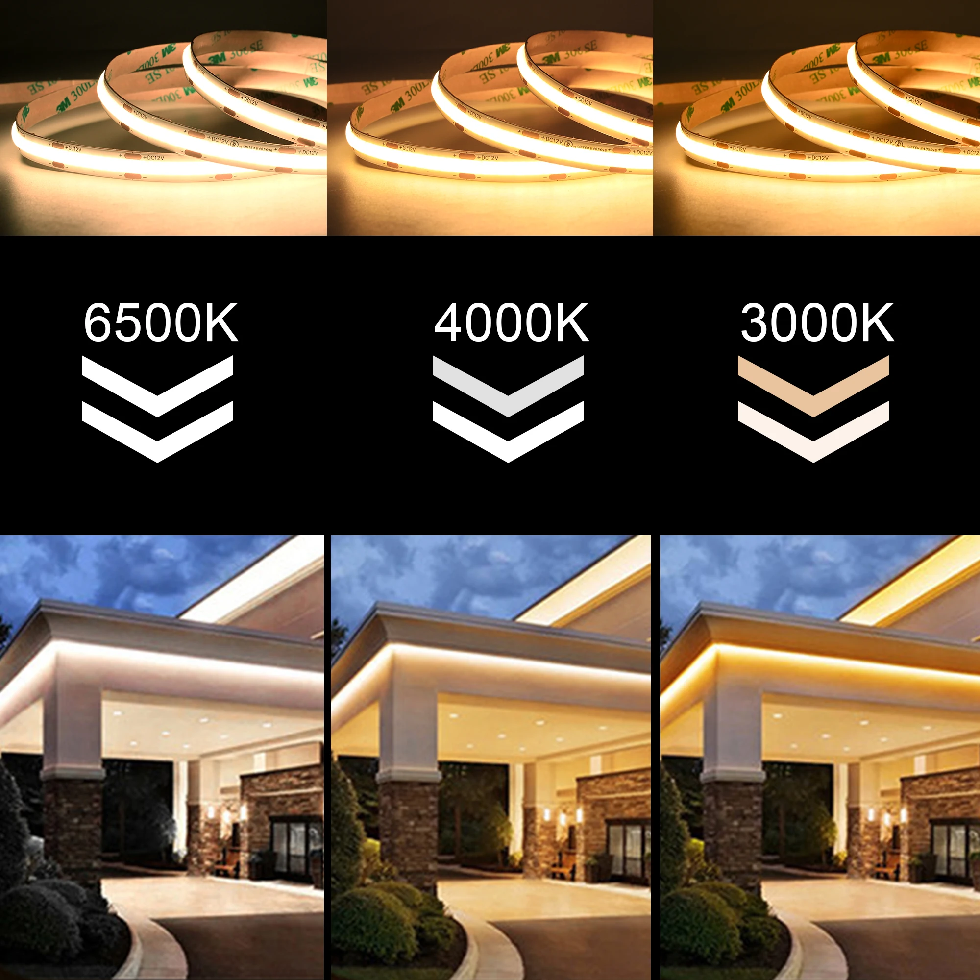 AH5000 360leds 15m Ultra long COB led strip light COXO