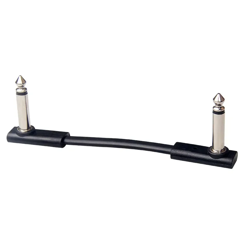 90 degree angle 1/4inch mini bass effect leads wire cord guitar pedals effects patch cable