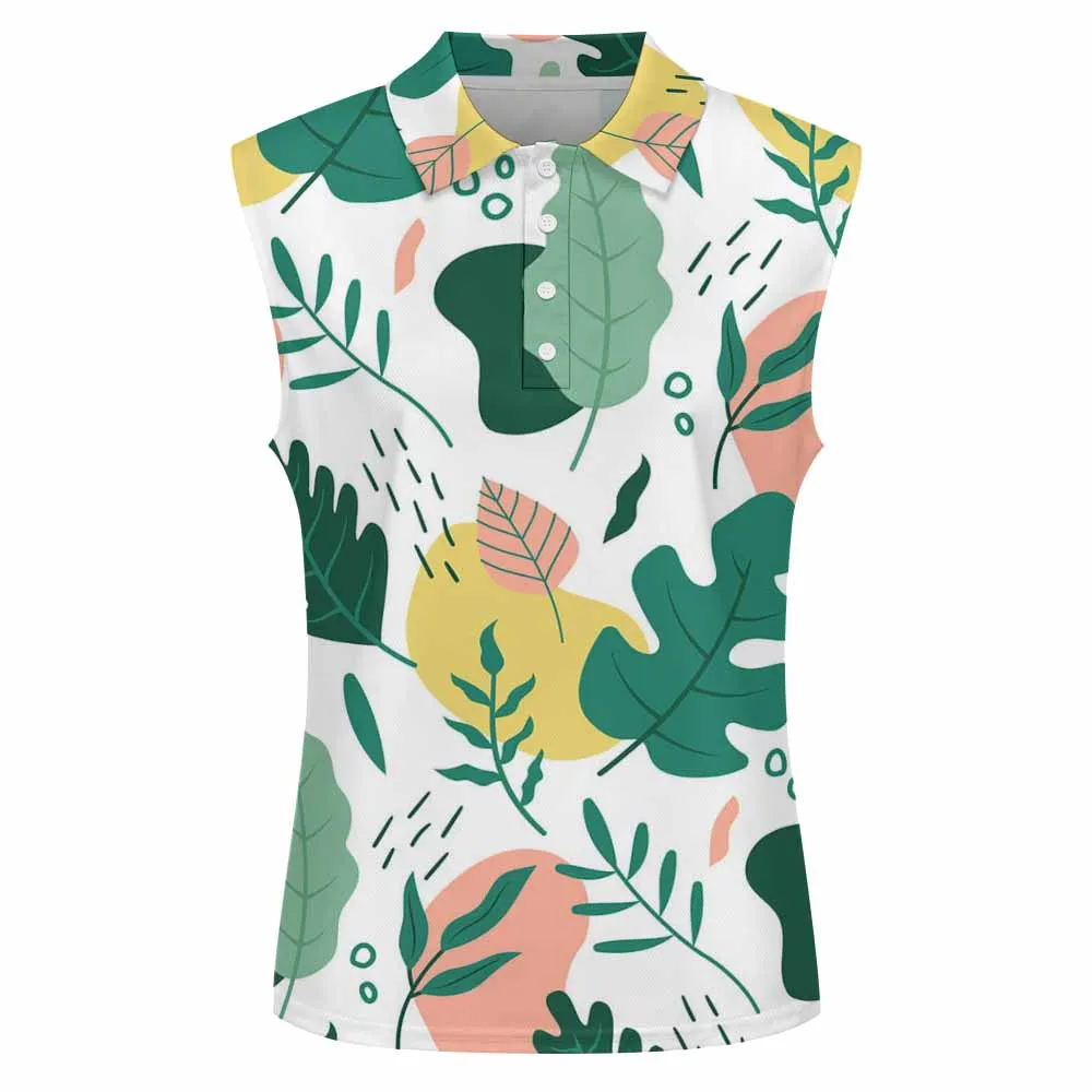 Customized Bottom arc sleeveless rugby polo jersey full sublimation afl polos