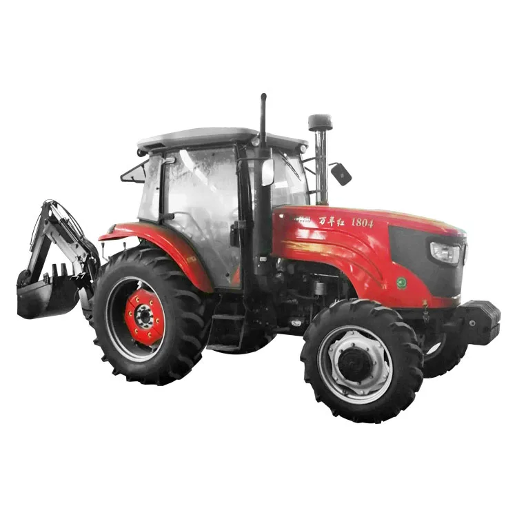 Agricultural multifunctional four-wheel drive small tractor excavator for sale