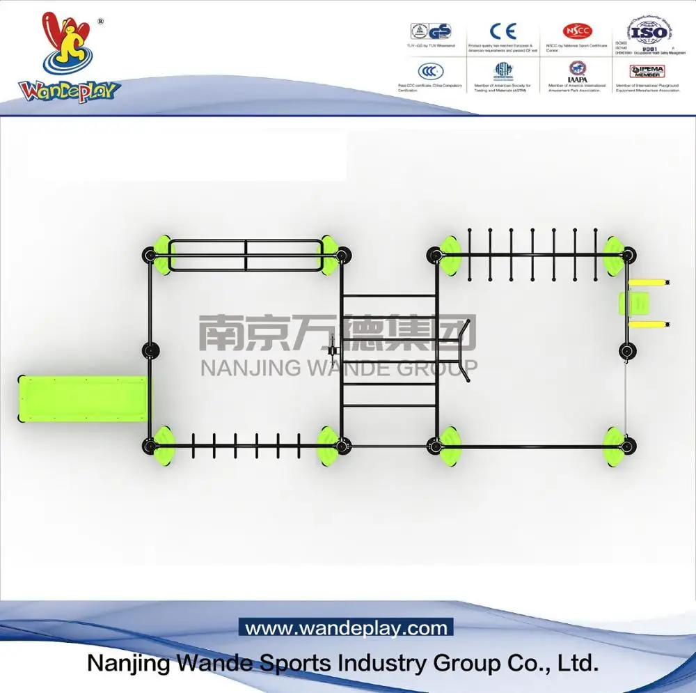 Креативное оборудование для занятий фитнесом на открытом воздухе