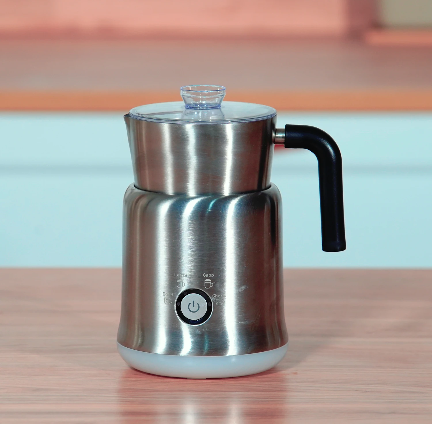 home appliances Electric Milk Frother with Stainless Steel container Whisk Beater Foam Maker For Coffee Durable Drink Mixer