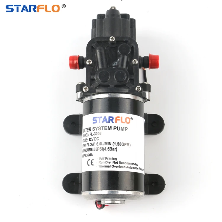 STARFLO Small Micro Double Water Pump High Pressure Diaphragm Water Pump With Battery 12v Diaphragm Pump Micro