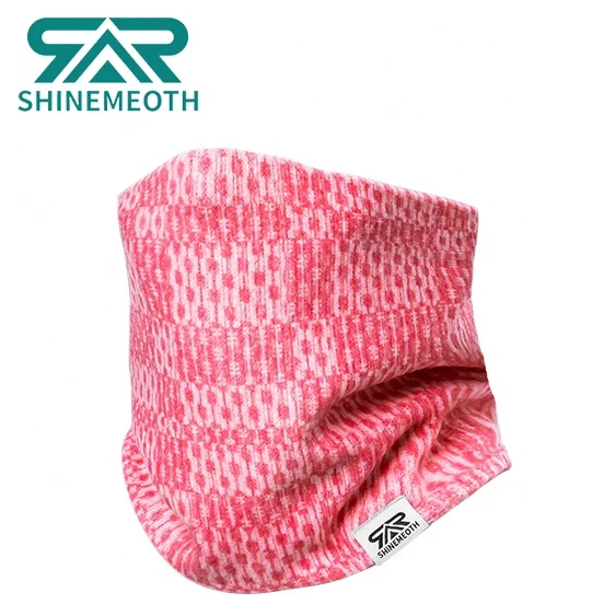 Qinglonglin Thermal Knitted Neck Warmer Fashion Bandana Scarf Winter Bandana Hijab Unisex